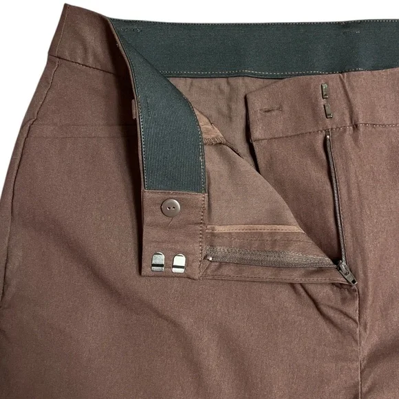 LANE BRYANT "THE 4-SEASON SLIM CAPRI", MID-RISE, CHOCOLATE BROWN, SIZE 20 NWT - Picture 5 of 9